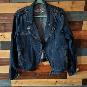 Gap 1969 Moto Jean Jacket